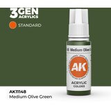 AK Interactive Medium Olive Green 17ml - 3rd Gen Akrilna Boja AK11148 Cene