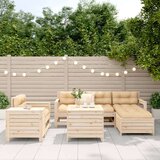  7-dijelni set vrtnih sofa od masivne borovine | shoptok.hr