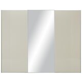 Premium Living Omara Z Drsnimi Vrati Sonate, Svetlo Siva, Peščena, 280 Cm | Shoptok.si