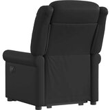 vidaXL Električni naslonjač na podizanje od sjajne crne umjetne kože | shoptok.hr