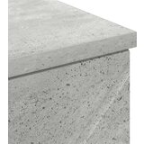 vidaXL Kopalniška omarica s predalom Betonsko siva 30 x 35 x 80 cm | Shoptok.si