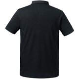 RUSSELL Czarna koszulka męska polo Pure Organic | Shoptok.si
