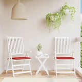  Jastuci za vrtne stolice 2 kom crveni 50x50x4 cm od tkanine | shoptok.hr