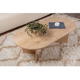 Kalune Design Klubska mizica v hrastovem dekorju v naravni barvi 60x119 cm Sable – | Shoptok.si