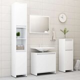  3-dijelni set kupaonskog namještaja od iverice bijeli | shoptok.hr