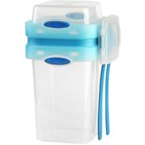 Vialli Design plava kutija za međuobrok i obrok s priborom, vialli design, 650ml+230m | shoptok.hr