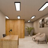  LED panel za površinsku montažu LED/60W/230V 30x120 cm crni | Eponuda.com