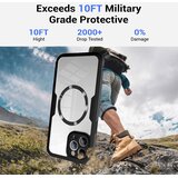 Techsuit ColorVerse 360 MagSafe serija obostrana zaštitna maskica za iPhone 12 - crna | shoptok.hr