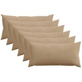  Presvlaka za jastuk 6 pcs HEERLEN Smeđa 40 x 70 cm Kord - Smeđa 40 x 70 cm 6 | shoptok.hr