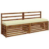  Jastučić za klupu SOEST 100% poliester Krem 200 x 40 x 8 cm | shoptok.hr