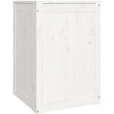  Kutija za rublje bijela 44 x 44 x 66 cm od masivne borovine | shoptok.hr