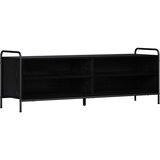  TV ormar 140 x 39,5 x 50 cm Crni hrast Konstruirano drvo | shoptok.hr