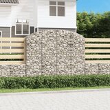  Obokana gabonska košara 200x30x160/180 cm pocinkano železo Cene