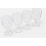 Sinsay Set čaša za vino s reljefnim uzorkom palmi 4 pack | shoptok.hr
