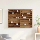  Ormar za izlaganje s policom Zidne Staro drvo 100 x 8,5 x 75 cm | Eponuda.com