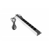 Mirsan 220V razvodni PDU panel 19/1U sa 6 utičnih mesta,kabl 2.5m MR.PRZ6S.SC | ePonuda.com