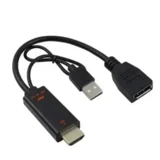 Adapter konverter HDMI M. na Displayport M.F. H2DP-023 0.23CM 4K60Hz