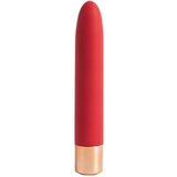 Lonely Charming Vibe Desire - punjivi, vodootporni štapni vibrator (crveni) | shoptok.hr