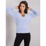 RUE PARIS Sweater-LC-SW-7033.27X-Light Blue | Shoptok.si