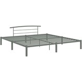 Furnova Posteljni okvir siv kovinski 200x200 cm, (21931620) | Shoptok.si