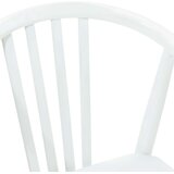  Stolac za blagovanje 2 pcs Bijelo Čvrsto drvo | Eponuda.com