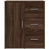 vidaXL Komoda rjavi hrast 60x31x70 cm inženirski les | Shoptok.si