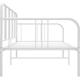  Okvir za krevet na razvlačenje bijeli metalni 90 x 200 cm | shoptok.hr