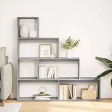 vidaXL Pregrada/regal za knjige 4razina sonoma 143,5x29x143,5cm drveni | shoptok.hr