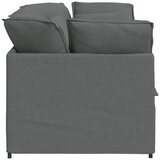  Modularna sofa s jastucima, tkanina, tamno siva | shoptok.hr