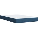  Krevet s oprugama i madracem plavi 120 x 190 cm od tkanine | shoptok.hr