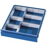RAU Razdelilni komplet za predale, 1 predelna, 4 natične stene, za predale z višino 120 + 150 mm | Shoptok.si