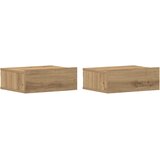 Plutajući noćni ormarići 2 kom Artisan hrast 40x32x15 cm | Eponuda.com
