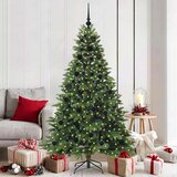 vidaXL Umestno božično drevo med 300 LED Zelena 180 cm PE in PVC | Shoptok.si