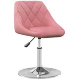  Vrtljiv jedilni stol 2 kosa roza žamet, (22056628) | Shoptok.si