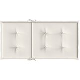  Jastuci za stolice 6 kom prošarano krem 100x50x4 cm tkanina | shoptok.hr