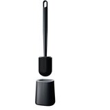 INF WC ščetka z dolgim ročajem in kavljem za shranjevanje Black, (21541804) | Shoptok.si