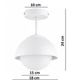 Brilagi Plafonski luster COSMO 1xE27/60W/230V beli/zlatni | Eponuda.com