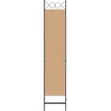  3-panelni pregradni zid Bež 120 x 200 cm Tkanina | shoptok.hr
