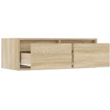 TV ormarić s LED svjetlima boja hrasta sonome 75x35,5x25 cm | shoptok.hr