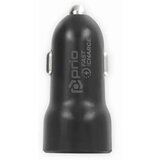 Prio Fast Charge Car Charger 20W PD (USB C) + QC 3.0 (USB A) black | shoptok.hr
