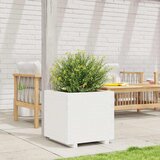  Vrtna sadilica bijela 50 x 50 x 49,5 cm od masivne borovine | Eponuda.com