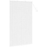 vidaXL Okenska roleta z zavesami Drugo Bela 135 x 220 cm Aluminij | Shoptok.si