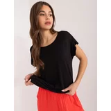 Fashion Hunters Black blouse with cuff SUBLEVEL