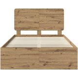  Okvir za krevet Umjetnička hrastovina 120 x 200 cm | shoptok.hr