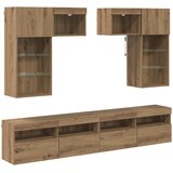 TV zidne jedinice Zidne 6 pcs Staro drvo Konstruirano drvo | Eponuda.com