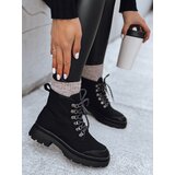 DStreet Botki damskie MOSS czarne | Shoptok.si