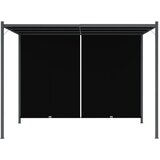  Vrtna pergola s pomičnim krovom 3 x 3 m antracit | shoptok.hr