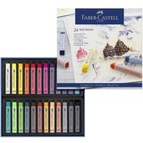 Faber-Castell Mehki suhi pastel Faber-Castell, 24 kosov Cene