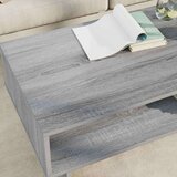  Klubska miza Siva Sonoma 100 x 46 x 35 cm Konstruiran les, (5000120265) | Shoptok.si