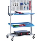 eurokraft pro delavniški voziček za orodje, modularen, za 2 plošči na stran, osnovni model brez plošč | Shoptok.si